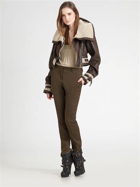 burberry shearling|burberry prorsum shearling jacket.